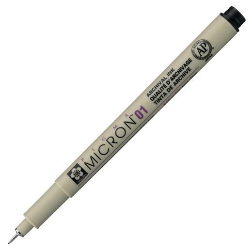 TALENS SAKURA ROTULADOR PIGMA MICRON 01 0.25MM NEGRO