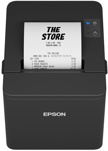 [C31CL47101A0] TM-T20IV (101): USB + SERIE, PS, BLK,