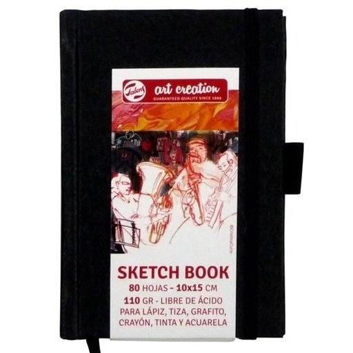 [9312101M] TALENS ART CREATION CUADERNO DE DIBUJO 10X15CM 80H 110GR