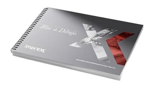 [IMP0128] IMPREX BLOC DE DIBUJO FOLIO PROLONGADO  20H 135GR LISO