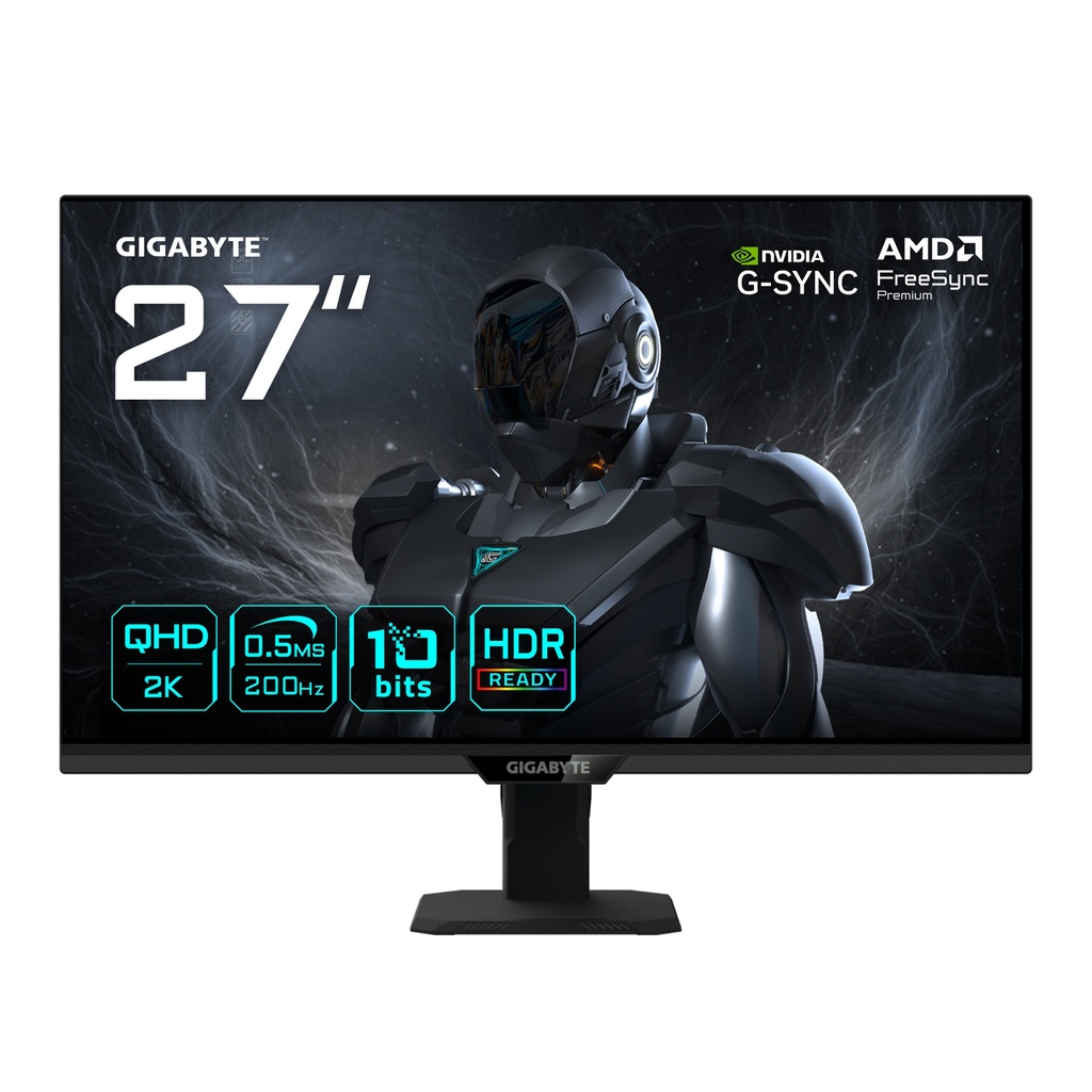 [G27Q20T EK] G27Q20T Monitor Gaming 27 QHD - 2560 x 1440, 200Hz, 0.5ms, Compatible con G-Sync, FreeSync Premium, HDR10, HDMI 2.0, DisplayPort 1.4