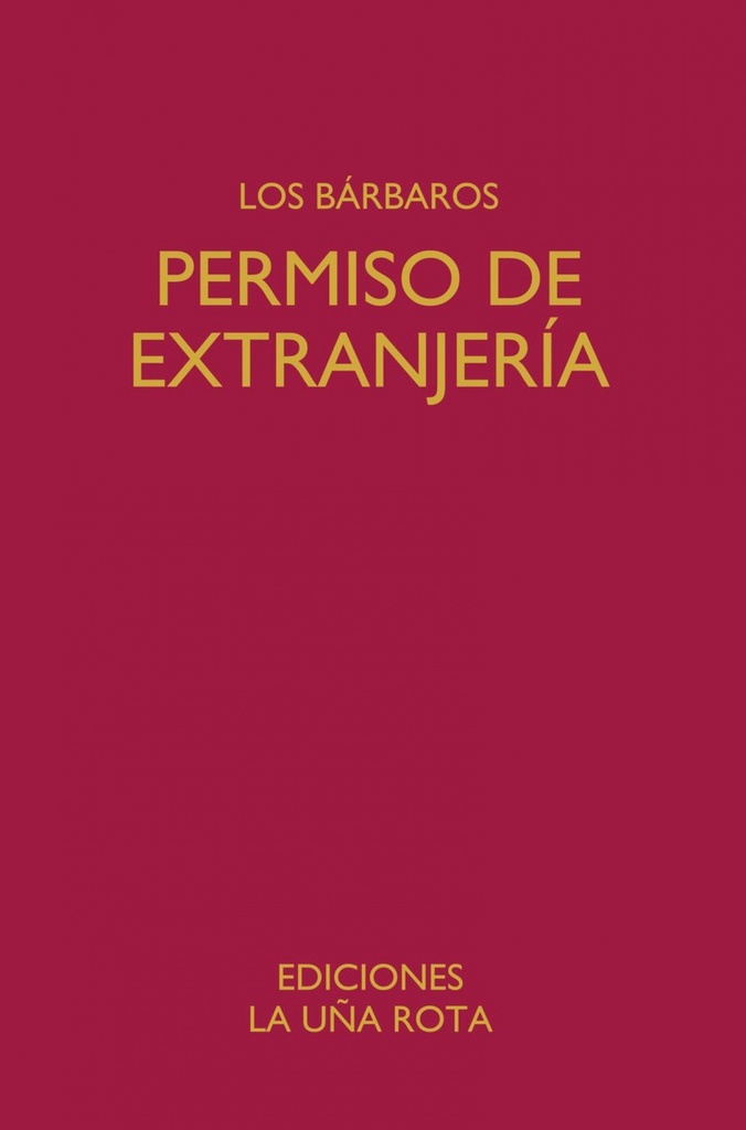 PERMISO DE EXTRANJER¡A