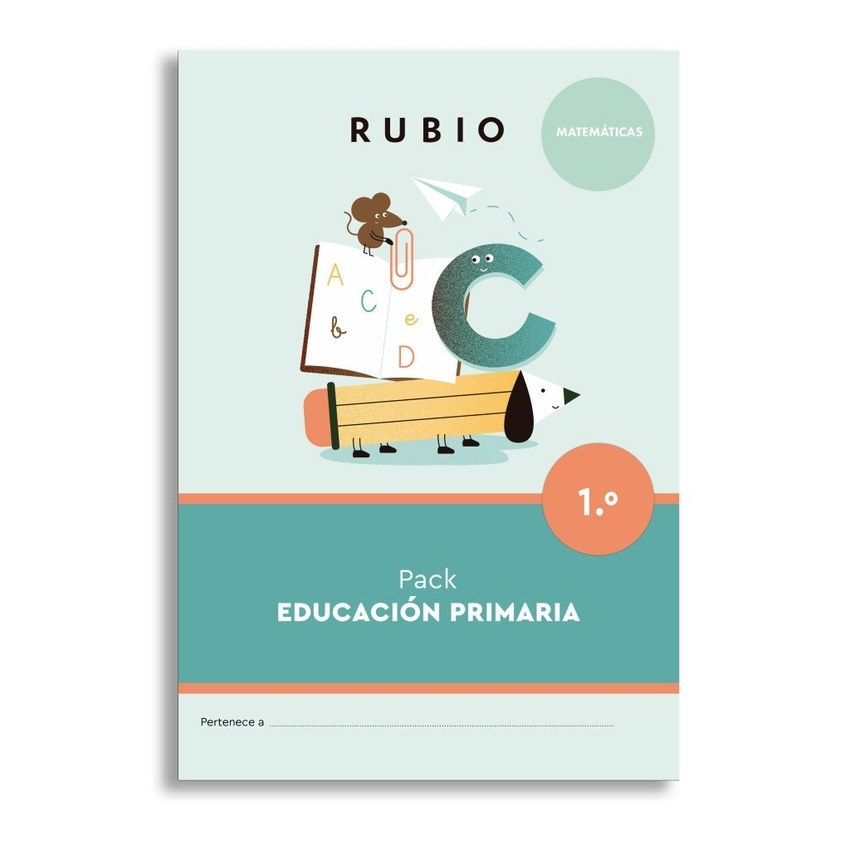 PACK MATEMATICAS RUBIO 1.º PRIMARIA (+ 6 AÑOS)