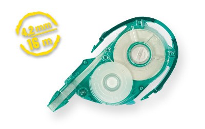 [CT-YRE4] Mono YXE corrección de películo/cinta 16 m Verde, Transparente, Blanco