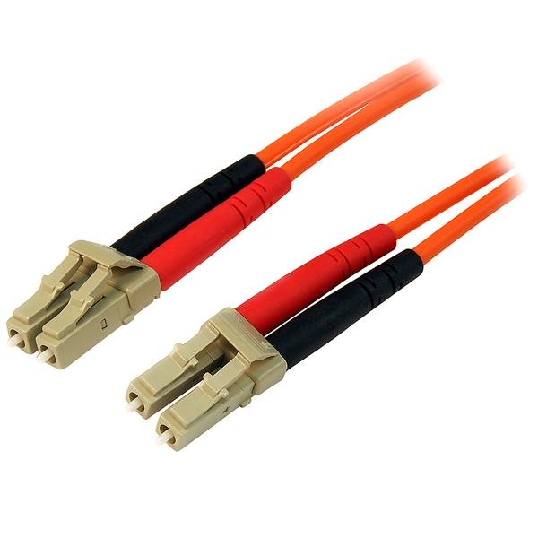 Cable Patch de Fibra Duplex Multimodo 50/125 1m LC - LC