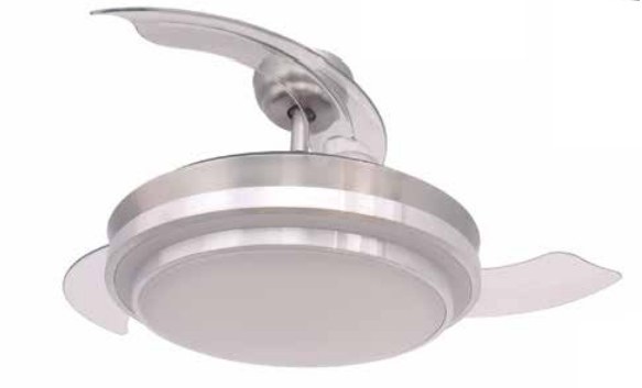 [VT-SENZA PLUS] VT-SENZA PLUS ventilador Acero inoxidable, Blanco