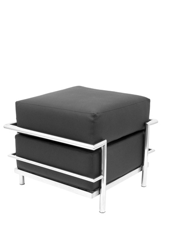 [57PSPNE] Reposapies sofá similpiel negro