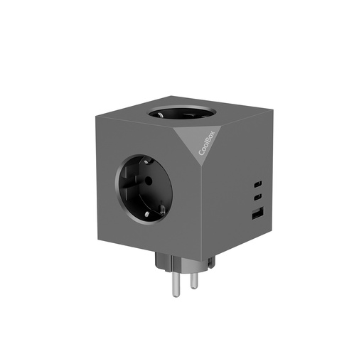 [COO-BEN-CU-CUBE] CUBIK BASE 3 ENCHUFES CON CARGA USB C+A