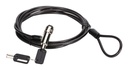 CUSTODIO02BNM cable antirrobo Negro 1,8 m
