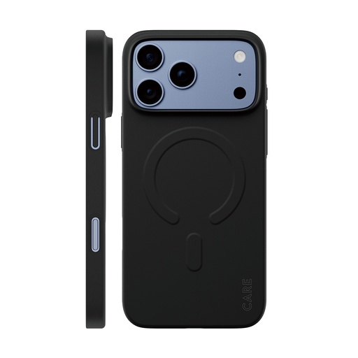 [CR11275] CARE by ® SL1M Case Black w. MagSafe iPhone 18 Pro Max | 17 Pro Max funda para teléfono móvil Negro