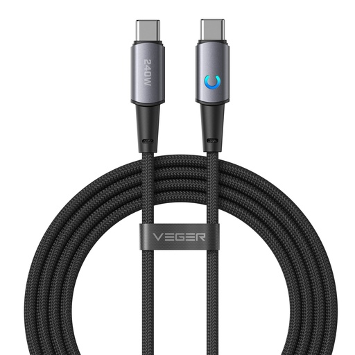 [CC2-ZSD] CC2-ZSD cable USB USB 2.0 1,5 m USB C 0,48 Gbit/s 240 W Negro