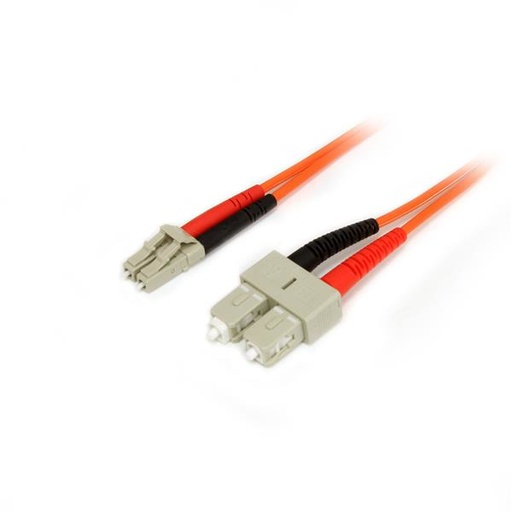 [50FIBLCSC1] Cable Patch de Fibra Duplex Multimodo 50/125 1m LC - SC