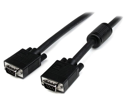 [MXTMMHQ5M] Cable de Vídeo 5m de Extensión VGA - HD15 Macho - HD15 Macho - Extensor Negro