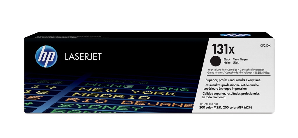 Cartucho de tóner original LaserJet 131X de alta capacidad negro
