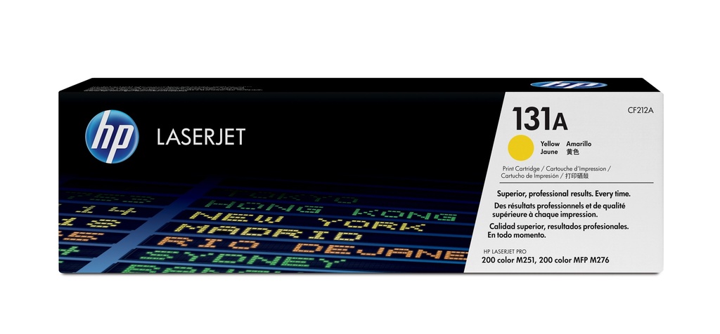 Cartucho de tóner original LaserJet 131A amarillo