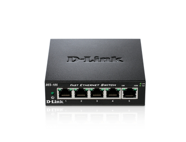 DES-105 switch No administrado Negro