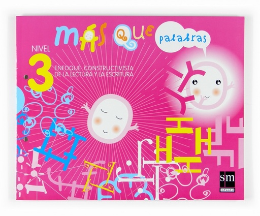 LECTOESCRITURA 5 AÑOS NIVEL 3  MAS QUE PALABRAS