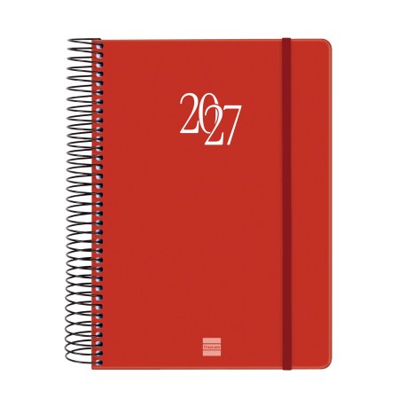 AGENDA ANUAL MY E10 1 DIA PAGINA 2027 ROJO