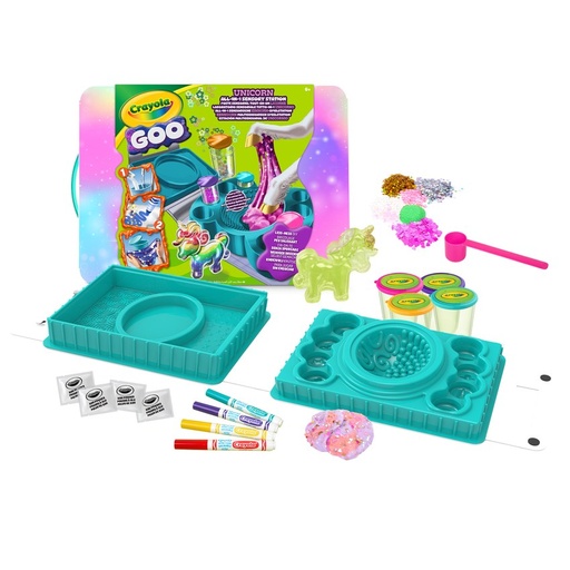 SUPER ESTACION SENSORIAL UNICORNIO GOO SLIME CREATIVO