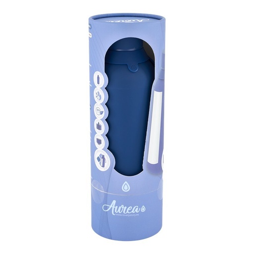 Botella lisa interior ceramico con 2 tapones 500ml dark blue