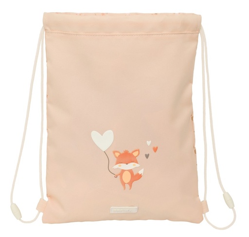 SACO PLANO JUNIOR SAFTA PREESCOLAR FLORES 26x34x1cm