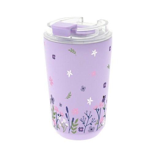 VASOS TERMICOS INTERIOR CERAMICO 400 ML LILAC SWEET BREEZE