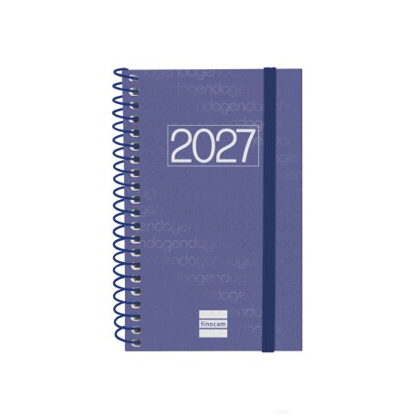 AGENDA ANUAL YEAR E3 SEMANA VISTA HORIZONTAL 2027 AZUL