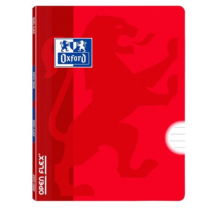 PAQ/10 LIBRETA OPENFLEX A4 48H. 90G. 1 HORIZONTAL ROJO