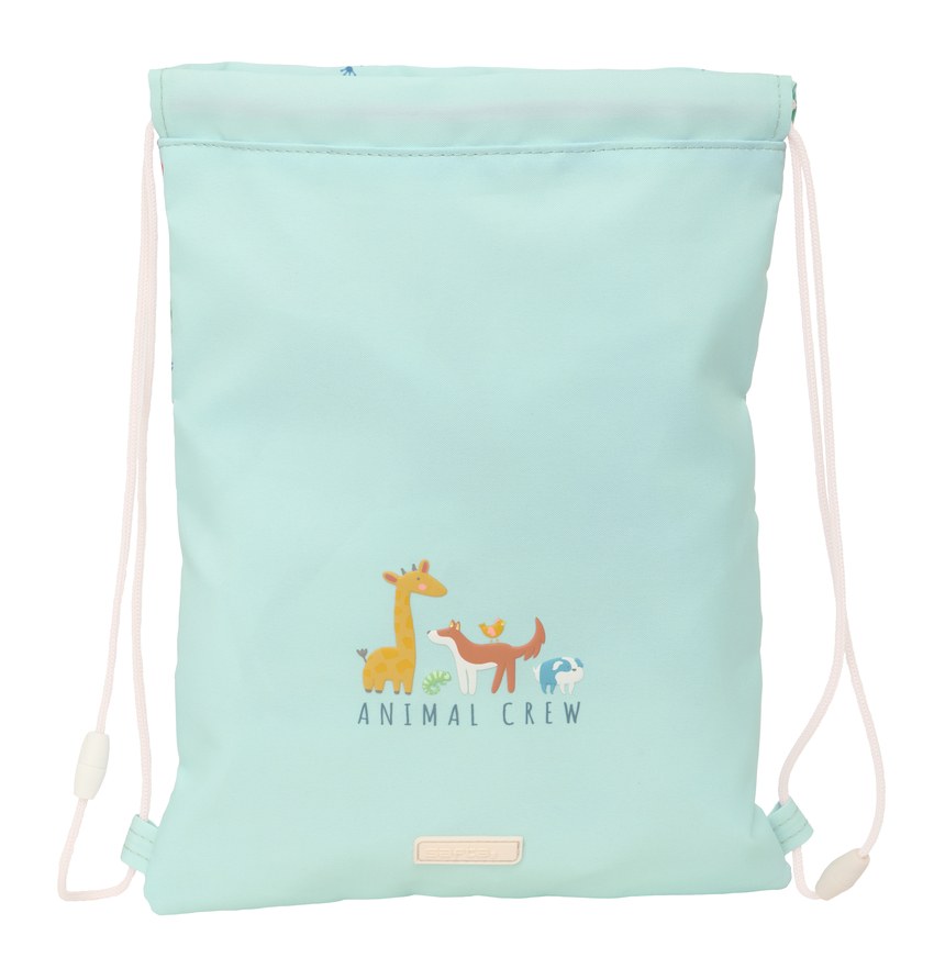 SACO PLANO JUNIOR SAFTA PREESCOLAR PANDI 26x34x1cm