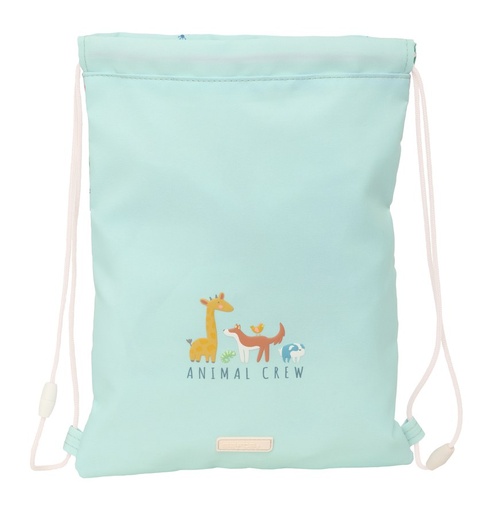 SACO PLANO JUNIOR SAFTA PREESCOLAR PANDI 26x34x1cm