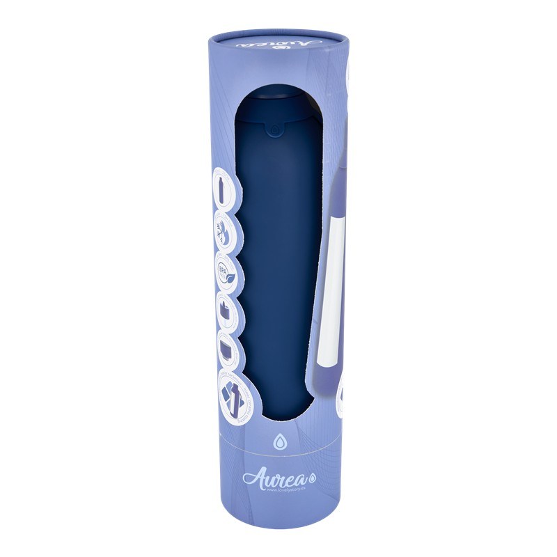 Botella lisa interior ceramico con 2 tapones 750ml azul oscuro