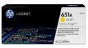 Cartucho de tóner original LaserJet 651A amarillo