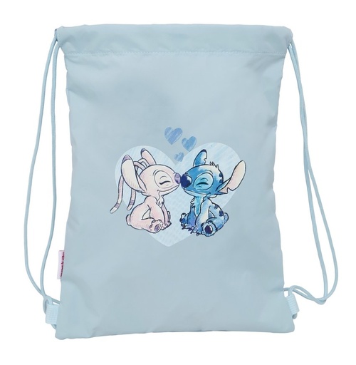 SACO PLANO JUNIOR STITCH 26x34x1cm
