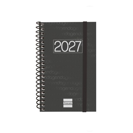 AGENDA ANUAL YEAR E3 SEMANA VISTA HORIZONTAL 2027 NEGRO