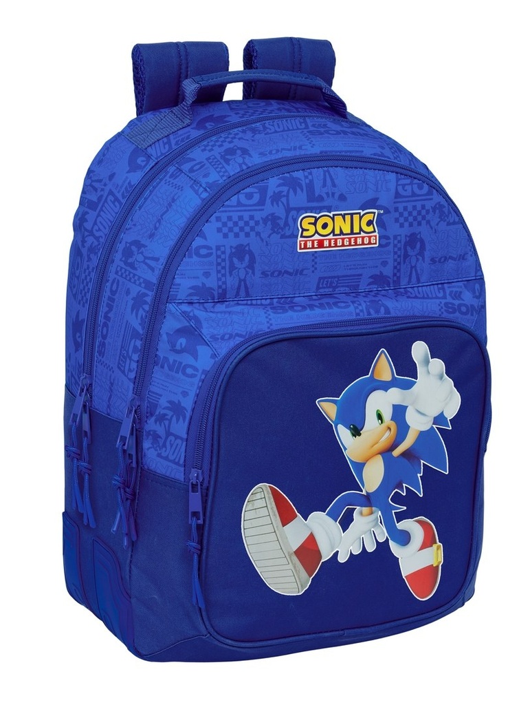 MOCHILA DOBLE ADAPTABLE CARRO SONIC 32x42x15cm
