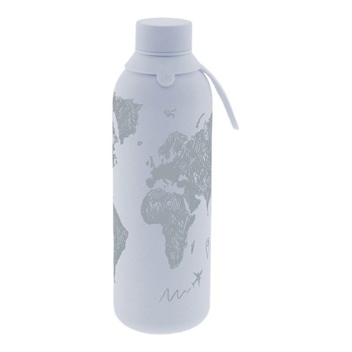 Botella termica interior ceramico 2 tapones 750ml sketch maps shadow
