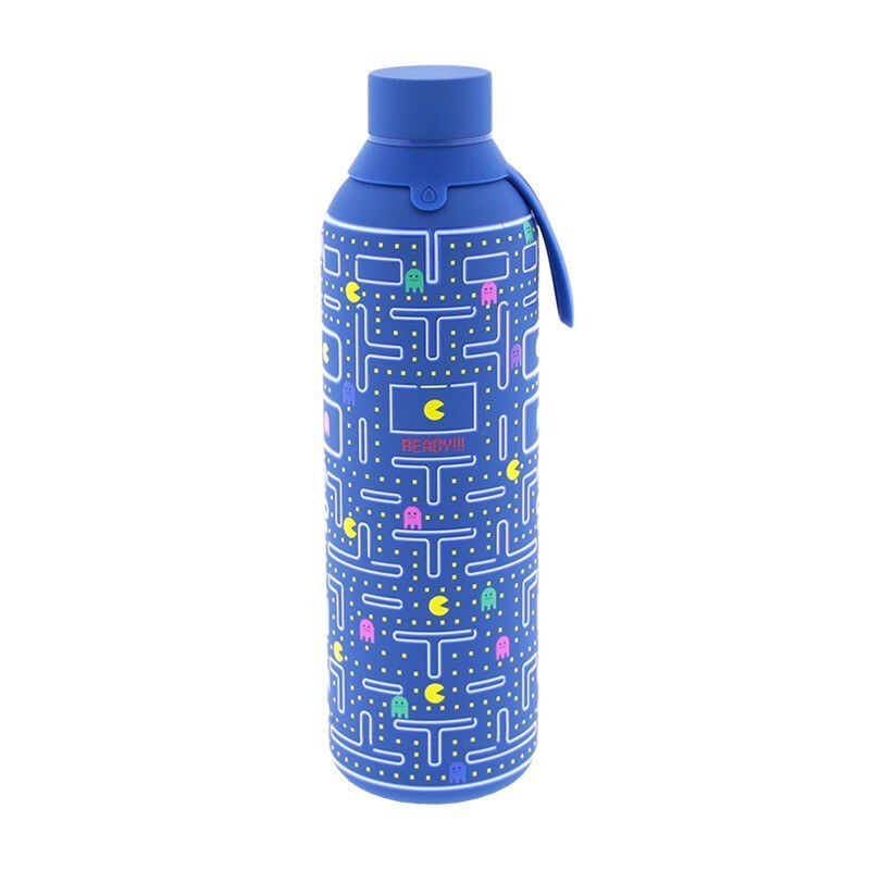 Botella termica interior ceramico 2 tapones 750ml pixel run mazarine