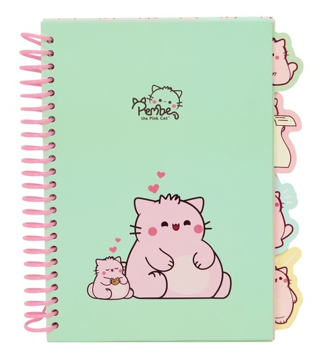 BLOC DE NOTAS A5 PEMBE THE PINK CAT 14,8x2,1cm