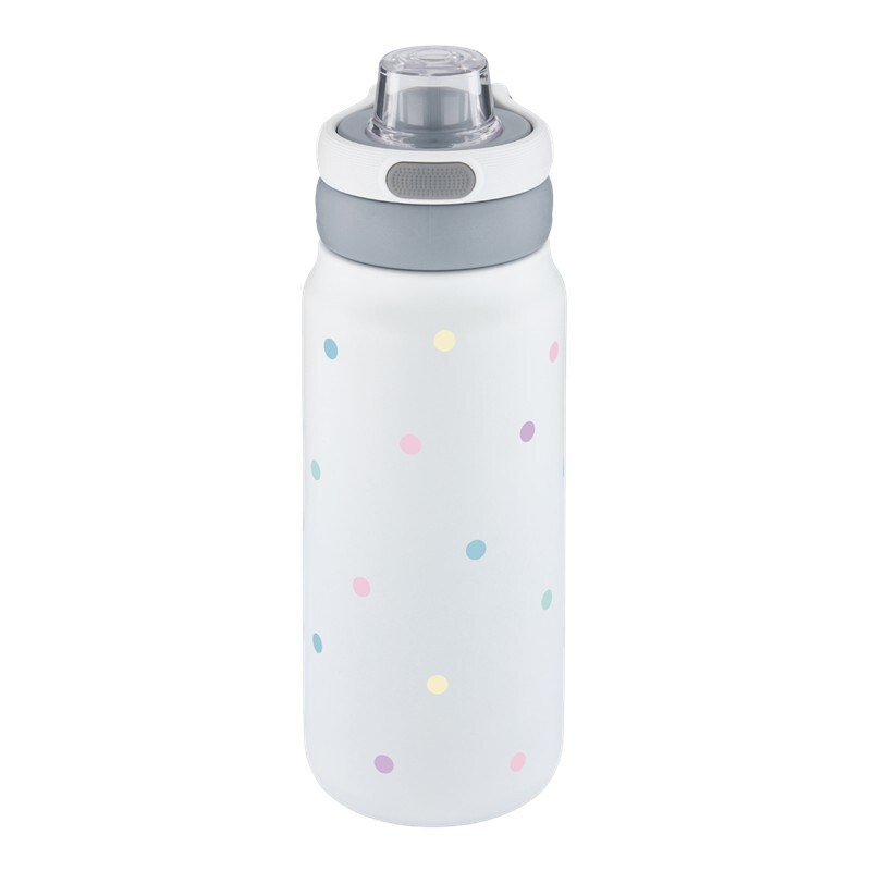 Botella termica interior ceramico 750ml sport ice pastel dots