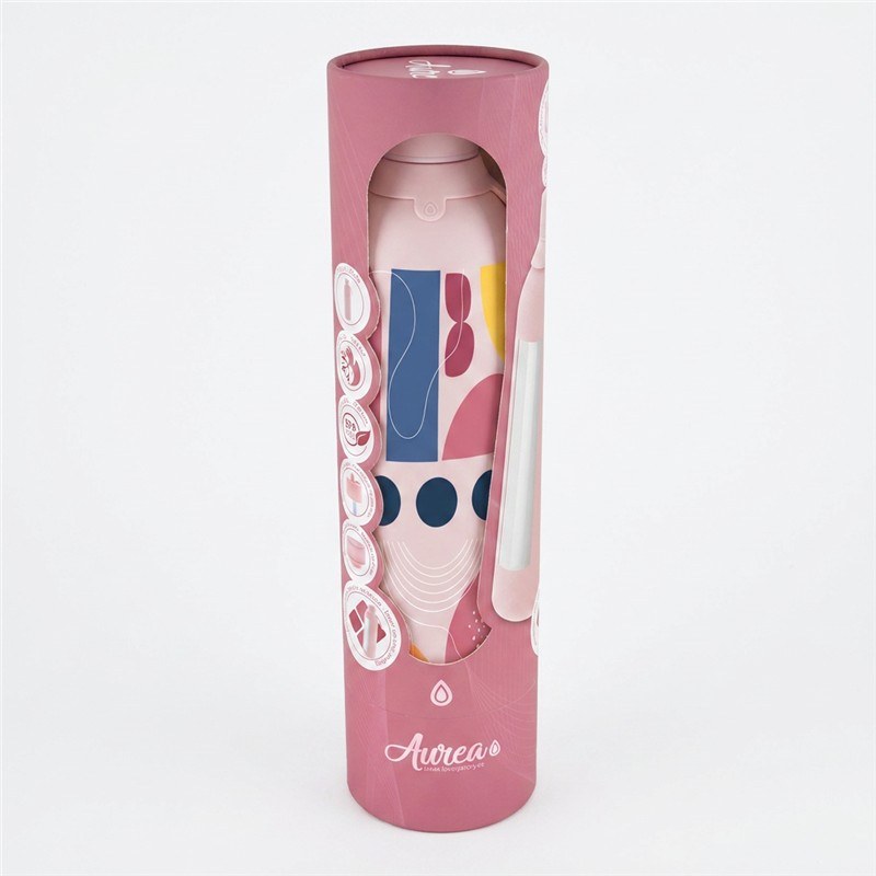 Botella termica interior ceramico 2 tapones 750ml pink boho soul