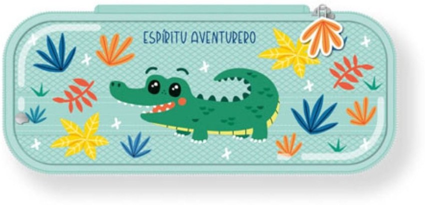 PORTATODO RIGIDO COCODRILO 9x22x5cm