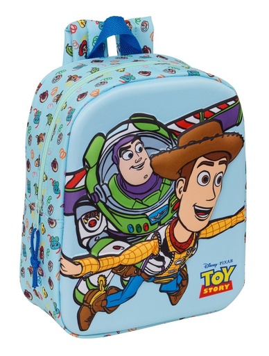 MOCHILA GUARDERIA 3D TOY STORY 22x27x10cm