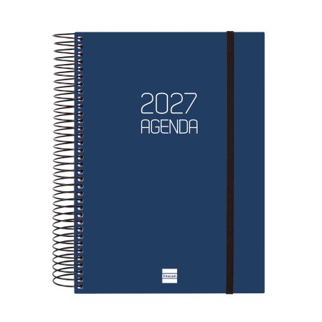 AGENDA ANUAL OPAQUE E10 1 DIA PAGINA 2027 AZUL