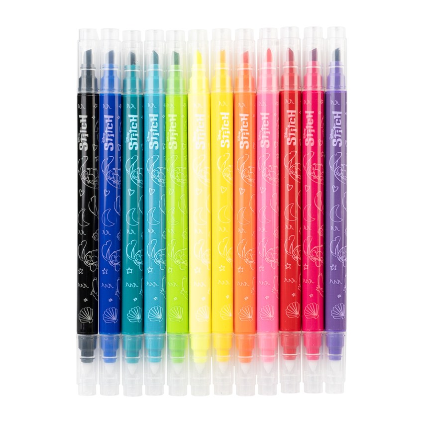 SET DE 12 BOLIGRAFOS BORRABLES DISNEY STITCH