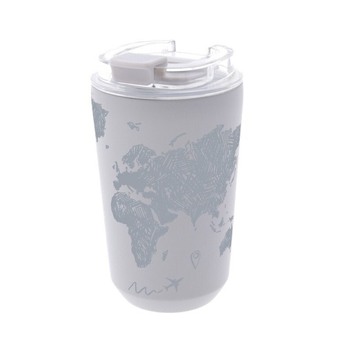 VASO TERMICO INTERIOR CERAMICO 400ML SHADOW SKETCH MAPS