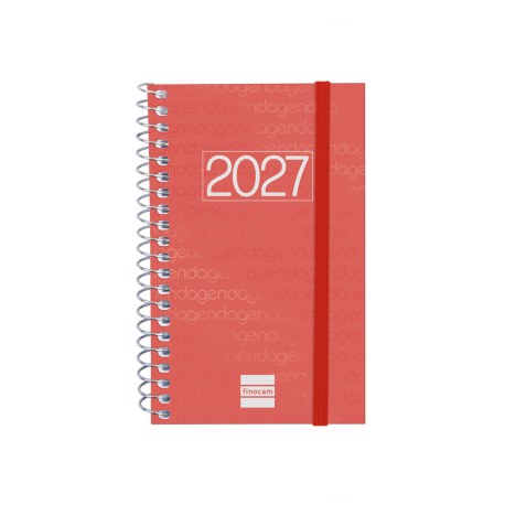AGENDA ANUAL YEAR E3 SEMANA VISTA HORIZONTAL 2027 ROJO