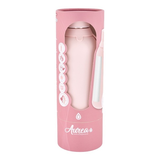 Botella lisa interior ceramico con 2 tapones 500ml pink
