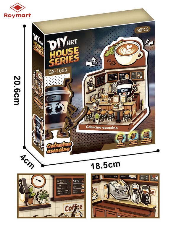 Puzzle madera cocina ninja 66 piezas