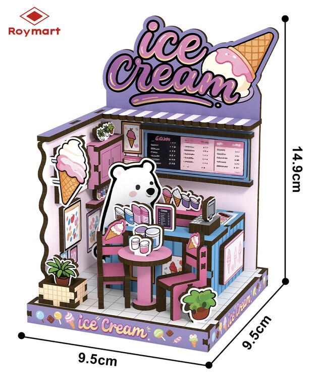 Puzzle madera ice cream 74 piezas