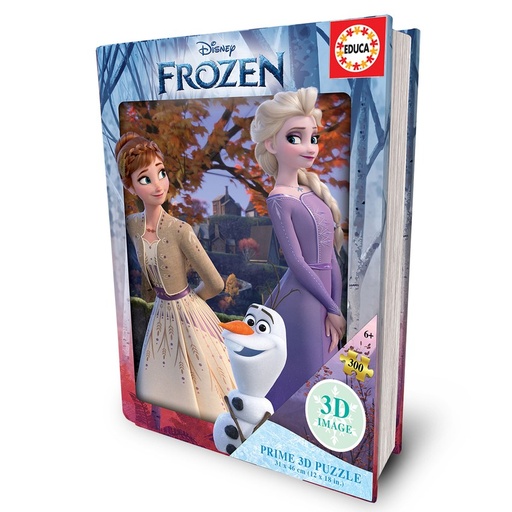 PUZZLE 3D LENTICULAR BOOK TIN FROZEN 300 PIEZAS